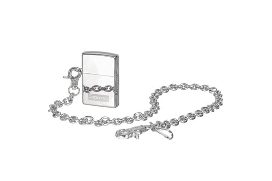 Supreme Chain Zippo Silver