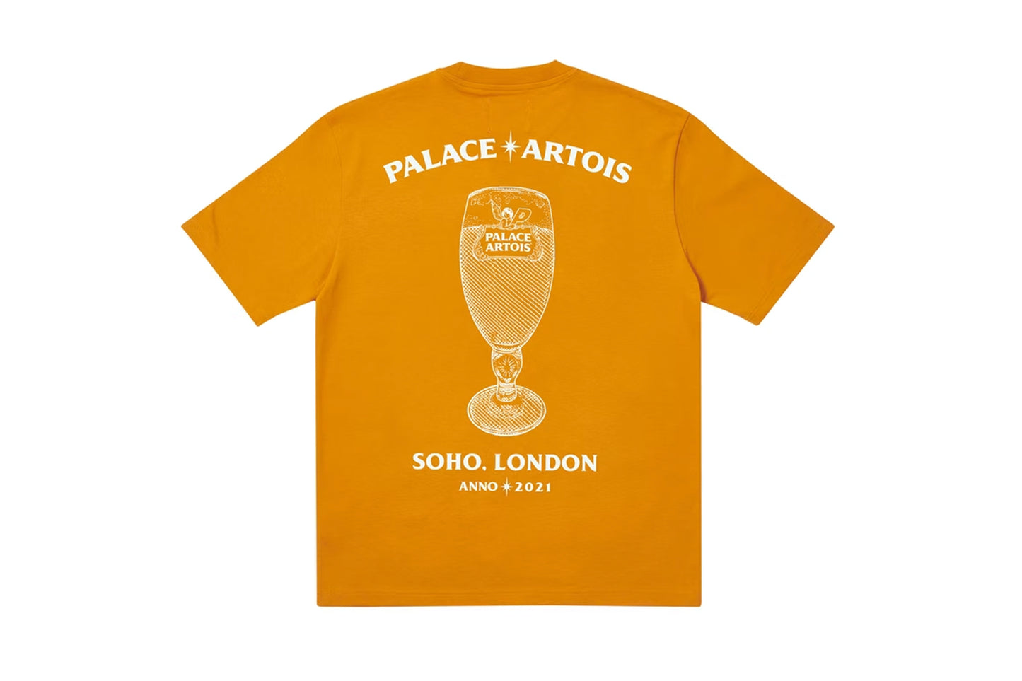 Palace x Stella Artois Chalice Tee Gold