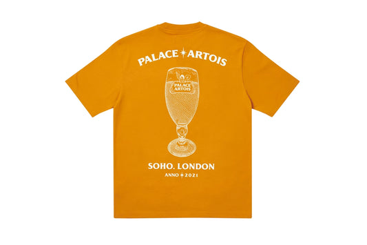 Palace x Stella Artois Chalice Tee Gold