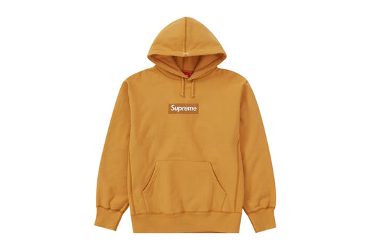 Supreme Box Logo Hooded Sweatshirt Light Mustard (FW21)