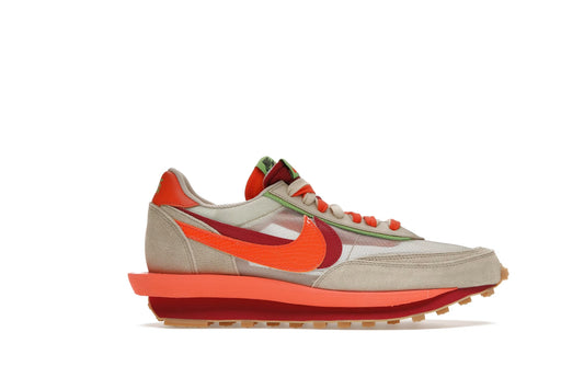 Nike LD Waffle sacai CLOT Kiss Of Death Orange