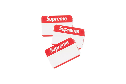 Supreme Name Badge Stickers (Pack of 100)