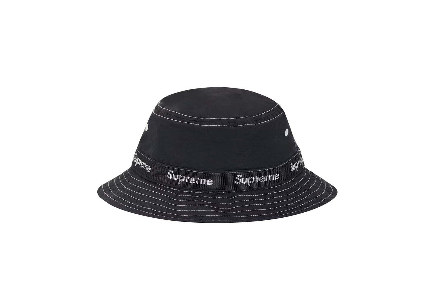 Supreme Webbing Bucket Hat / Crusher Black