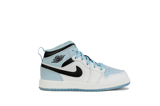 Jordan 1 Mid SE Ice Blue (2023) (Pre School)