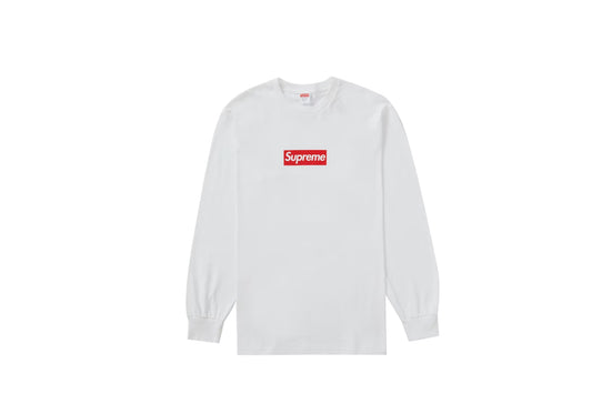 Supreme Box Logo L/S Tee White